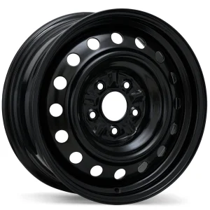 Fast Wheels – Steel / Acier – Black – 16″x6.5″ 40mm – All weather Wheels – ES45-1665-65BN+40C671